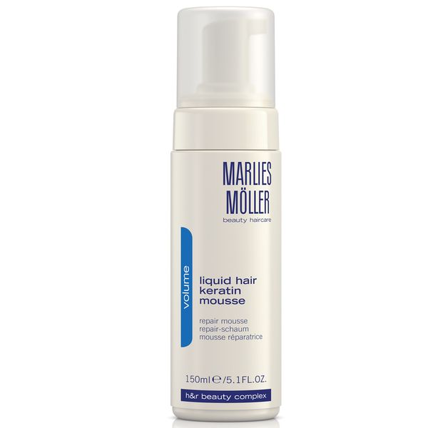 LIQUID HAIR KERATIN MOUSSE - Мус, що відновлює структуру волосся Marlies Möller 25655 фото